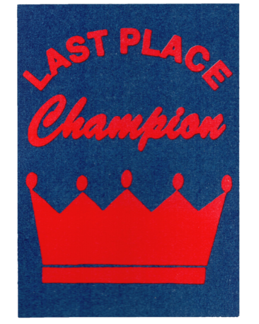 Last Place Champion Postcard