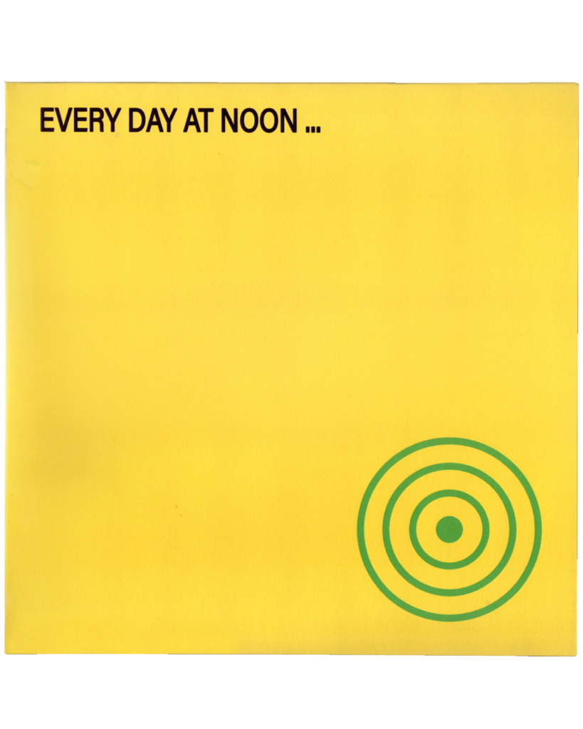 Every day at noon ...